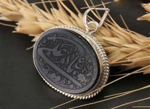 تصویر 1 از خرید و قیمت گردنبند عقیق مشکی + فروش صادراتی